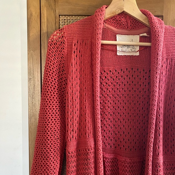 Anthropologie Angel Of The North Crochet Cardigan - Picture 2 of 6